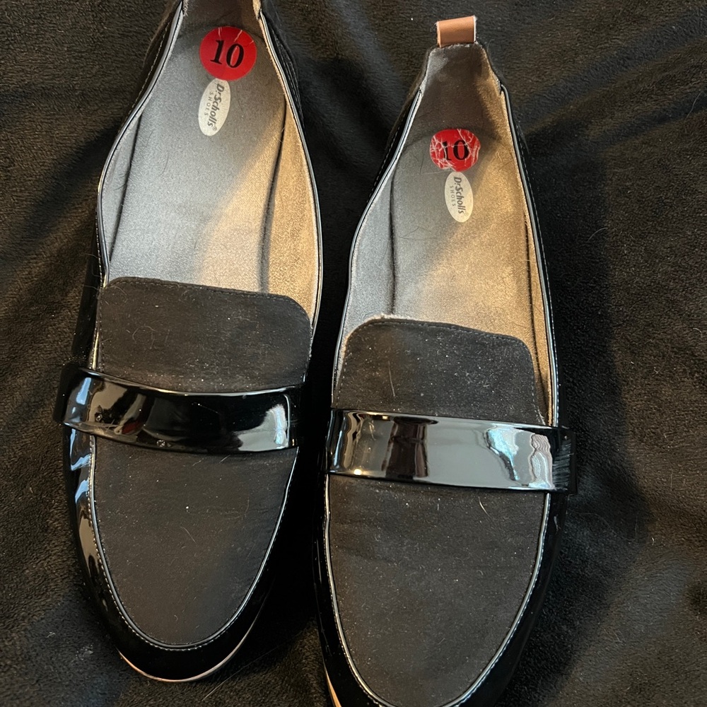 Dr. Scholl’s American Lifestyle Webster Loafer Size 10M Black Patent